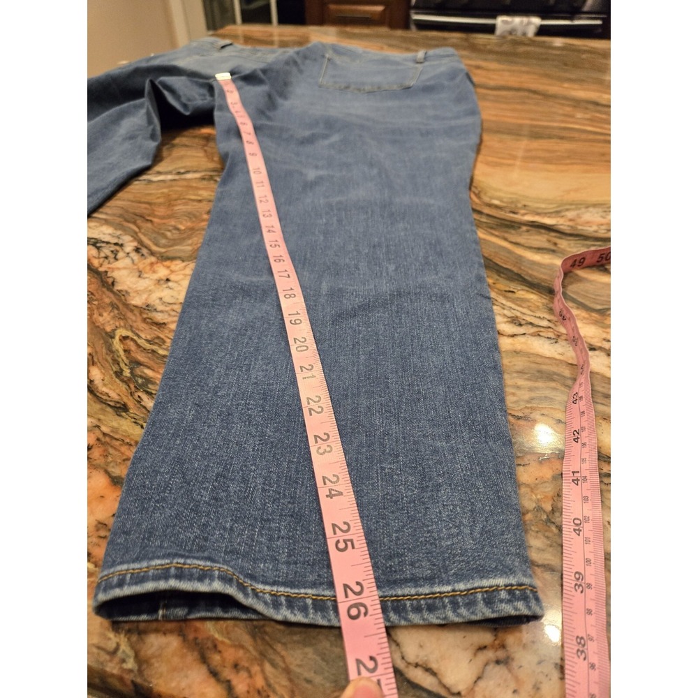 NEW Talbots Flawless Slim Ankle Length size 20w Blue Jeans Pants Denim Slimming - Picture 12 of 14